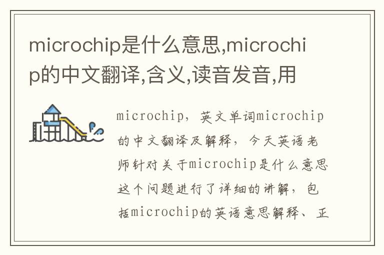 microchip是什么意思,microchip的中文翻译,含义,读音发音,用法,造句,参考例句